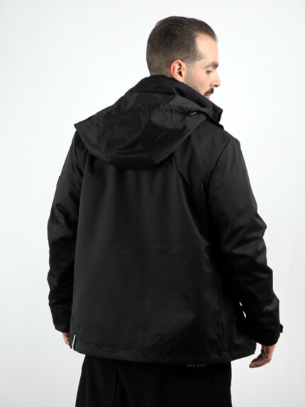 ΜΠΟΥΦΑΝ Regular Fit με κουκούλα μεσάτο