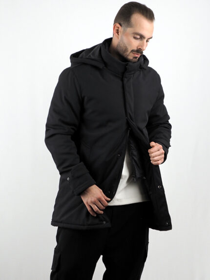 ΜΠΟΥΦΑΝ Regular Fit με εσωτερικό γιλέκο μακρύ