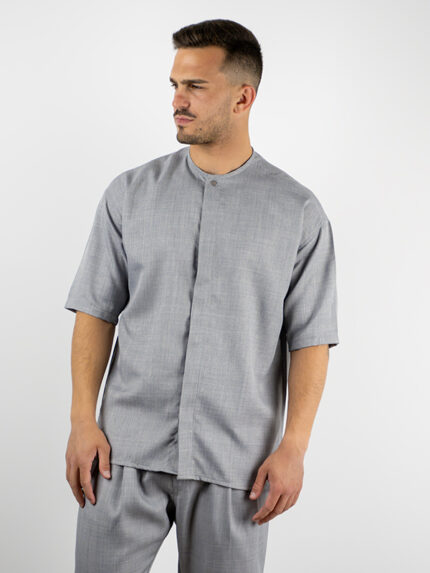 Πουκάμισο Oversized 3/4 Μανίκι