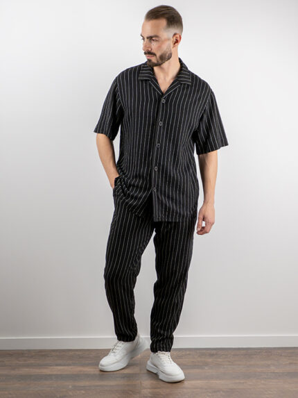 Παντελόνι Jogger Loose Fit & Πουκάμισο Lino