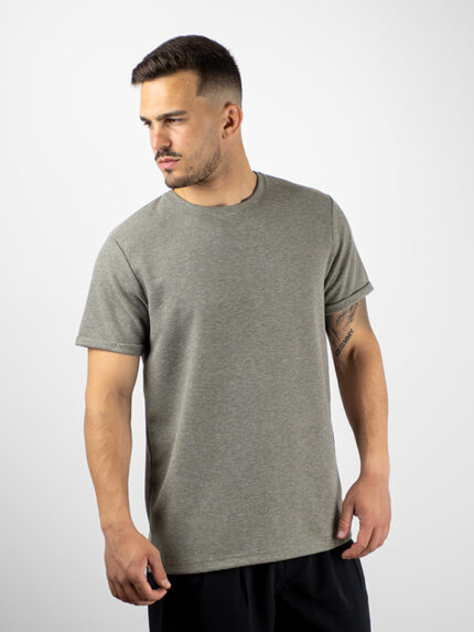T-SHIRT Slim Fit μονόχρωμο