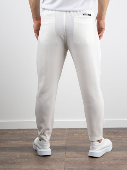 Παντελόνι Jogger Loose Fit Λευκό