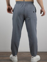 Παντελόνι Jogger Loose Fit & Πουκάμισο 3/4 Μανίκι Γκρί