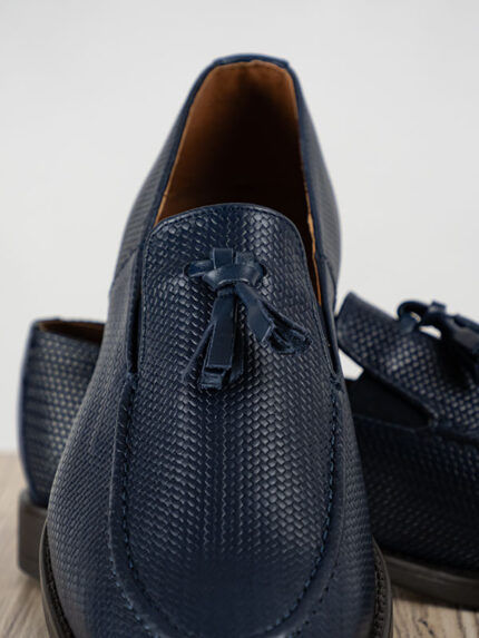 Παπούτσι Δερμάτινο άνετη Γραμμή Μπλέ