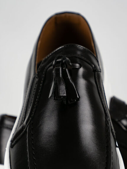 Παπούτσι Δερμάτινο άνετη Γραμμή Μάυρο