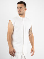 Πουκάμισο Αμάνικο Overzised Λευκό