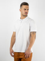T-Shirt Polo Μονόχρωμη Regular Fit