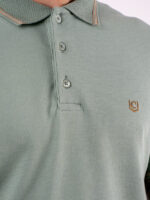 T-Shirt Polo Regular Fit Μέντα