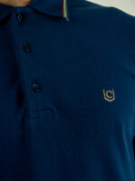 T-Shirt Polo Regular Fit Μπλέ