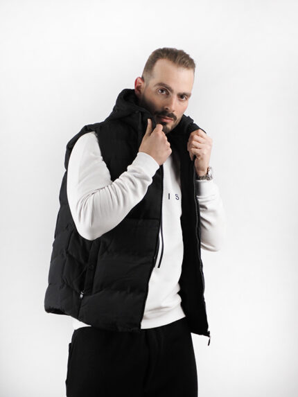 Αμάνικο Μπουφάν Slim Fit