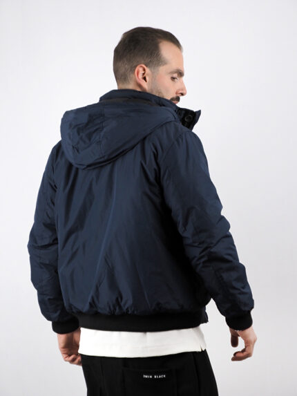 Μπουφάν Regular Fit & Kουκούλα Μεσάτο