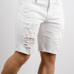 Jean Βερμούδα Skinny Fit & Φθωρές