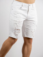 Jean Βερμούδα Skinny Fit & Φθωρές