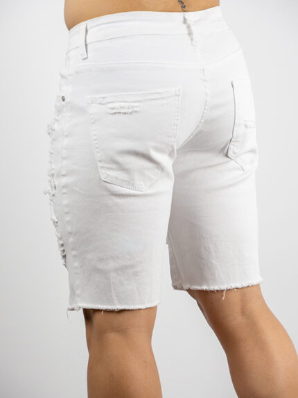 Jean Βερμούδα Skinny Fit & Φθωρές