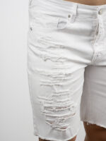 Jean Βερμούδα Skinny Fit & Φθωρές