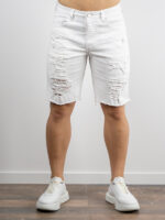 Jean Βερμούδα Skinny Fit & Φθωρές