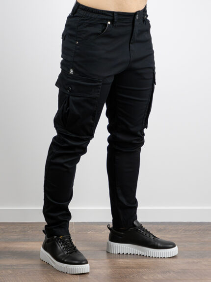Cargo Slim Fit Μαύρο