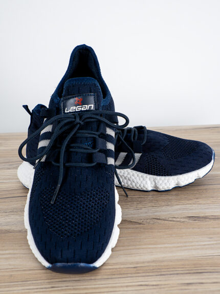 Παπούτσι Υφασμα άνετη Γραμμή Μπλέ