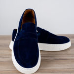 Παπούτσι Δερμάτινο άνετη Γραμμή Μπλέ