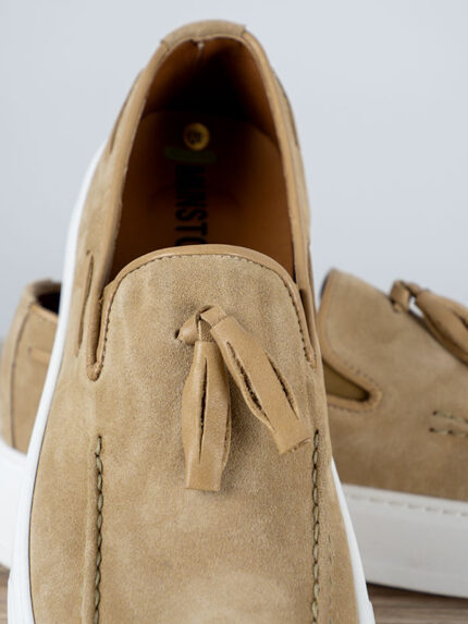 Παπούτσι Δερμάτινο άνετη Γραμμή Μπέζ