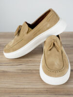 Παπούτσι Δερμάτινο άνετη Γραμμή Μπέζ