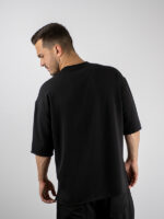 Πουκάμισο με Πατιλέτα Oversized Μαύρο