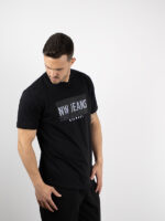 T-Shirt nw Jeans Regular Μαύρο