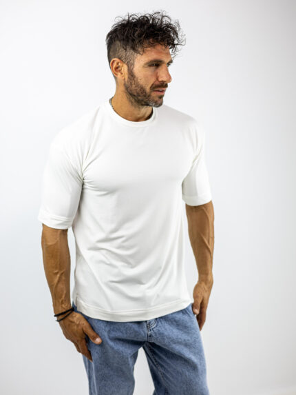 T-Shirt Modal Regular Fit Off White