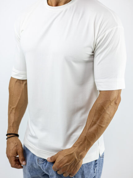 T-Shirt Modal Regular Fit Off White