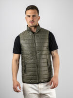 Μπουφάν Αμάνικο Basic Λαδί