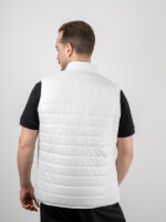 Μπουφάν Αμάνικο Shinny Λευκό