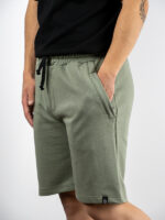Βερμούδα Slim Fit Λαδί