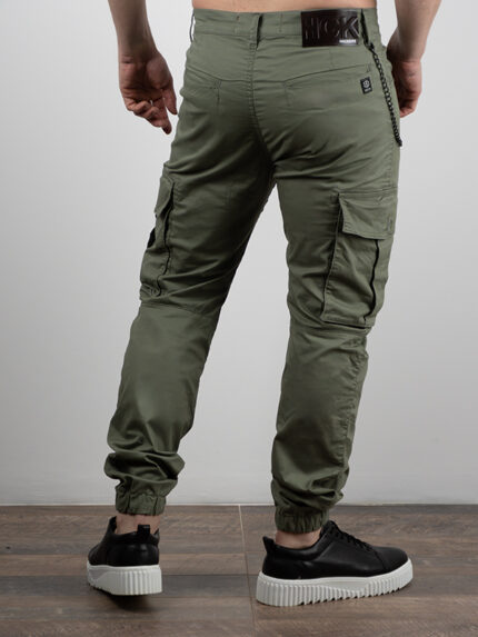 Cargo Slim Fit & Λάστιχο Λαδί
