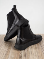 Παπούτσι Δερμάτινο άνετη Γραμμή Μαύρο