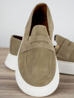 Παπούτσι Δερμάτινο άνετη Γραμμή Μπέζ