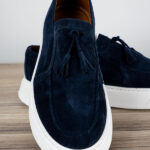 Παπούτσι Δερμάτινο άνετη Γραμμή Μπλέ