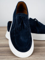 Παπούτσι Δερμάτινο άνετη Γραμμή Μπλέ