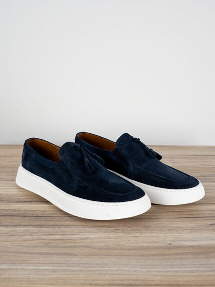 Παπούτσι Δερμάτινο άνετη Γραμμή Μπλέ