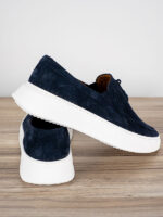 Παπούτσι Δερμάτινο άνετη Γραμμή Μπλέ