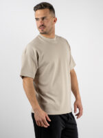 T-Shirt Καλαμπόκι Oversized Μπέζ