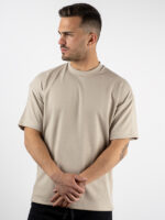 T-Shirt Καλαμπόκι Oversized Μπέζ