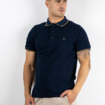 T-Shirt Polo Regular Fit Μπλέ