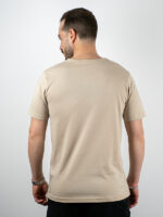 T-Shirt Regular Fit Με Κέντημα Μπέζ