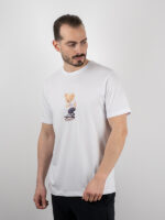 T-Shirt Regular Fit Skate Bear Λευκό