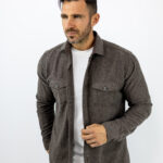 ΠΟΥΚΑΜΙΣΟ Μάλινο Slim Fit Γκρι