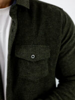 Πουκάμισο Μάλινο Slim Fit Λαδί