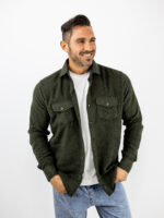 Πουκάμισο Μάλινο Slim Fit Λαδί