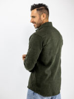 Πουκάμισο Μάλινο Slim Fit Λαδί