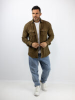 Πουκάμισο Μάλινο Slim Fit Ταμπά