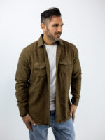 Πουκάμισο Μάλινο Slim Fit Ταμπά